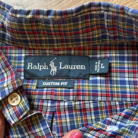((3 PIECE)) MENS POLO RALPH LAUREN BUTTON DOWN SHIRTS SIZE LARGE EEEUC - Picture 8 of 8